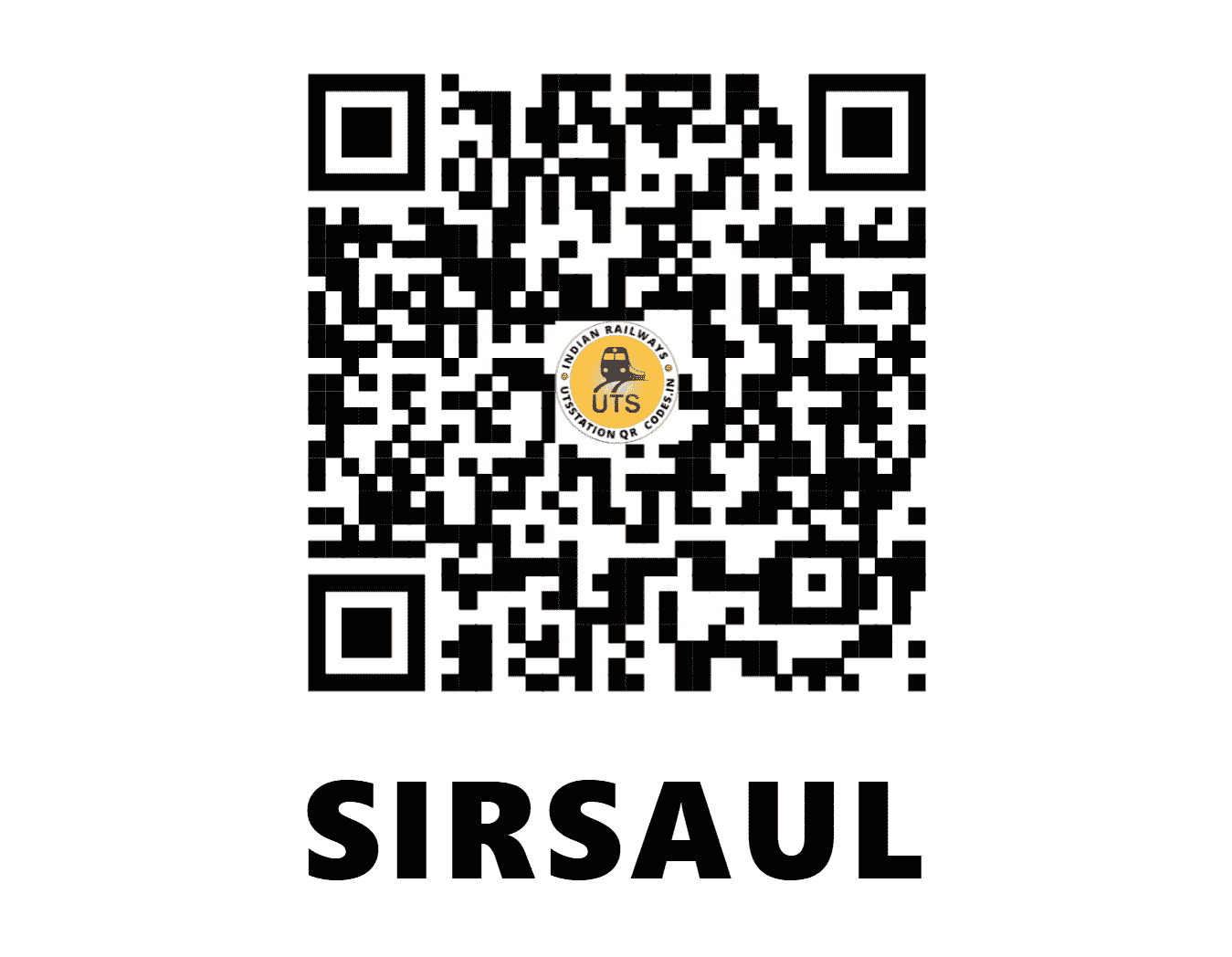 UTS QR Code for SIRSAUL - SSL - NC (UTTAR PRADESH)